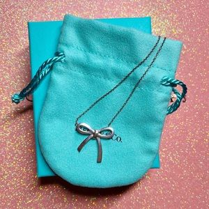 Tiffany & Co. Sterling Silver Bow Pendant
